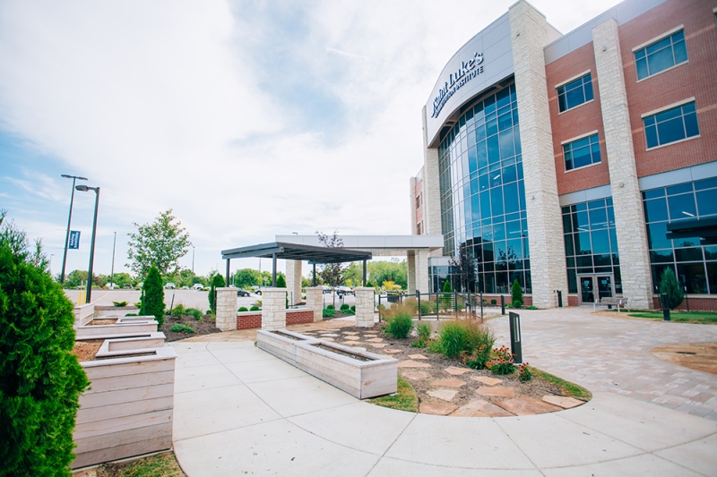 The Saint Luke's Rehabilitation therapy garden